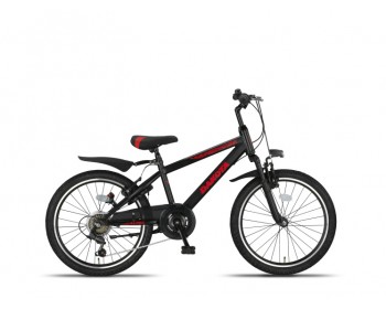 Dakota MTB 22 Inch Boys 7SP Rim Brakes Black-Altec Dakota MTB 22 Inch Boys 7SP Rim Brakes Black-Altec