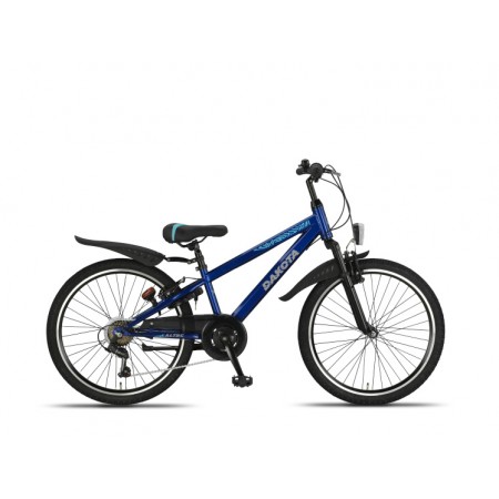 Dakota MTB 24 Inch Boys 7SP Rim Brakes Navy-Altec