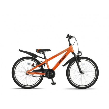 Nevada 24 Inch Boys Rim Brakes Neon Orange-Altec