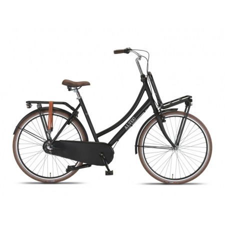 Vintage 28 Inch 57 cm Women 3SP Coaster Brake Matte black-Altec