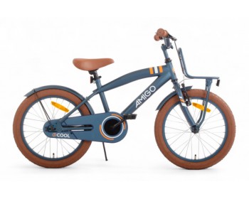 2Cool 18 Inch Boys Coaster Brake Blue-AMIGO 2Cool 18 Inch Boys Coaster Brake Blue-AMIGO