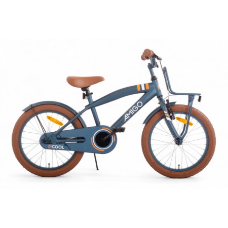 2Cool 18 Inch Boys Coaster Brake Blue-AMIGO 2Cool 18 Inch Boys Coaster Brake Blue-AMIGO