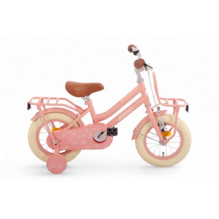 Bella 12 Inch Girls Coaster Brake Salmon-AMIGO