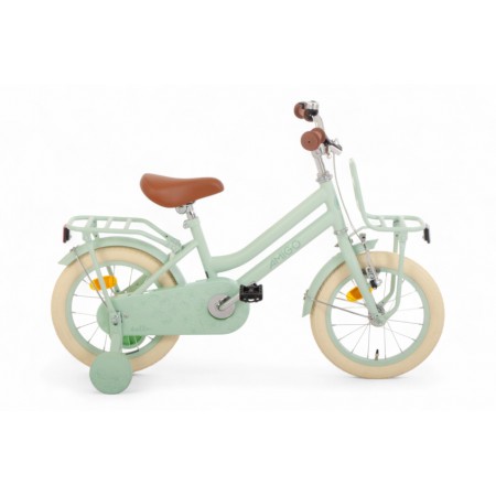 Bella 14 Inch Girls Coaster Brake Green-AMIGO