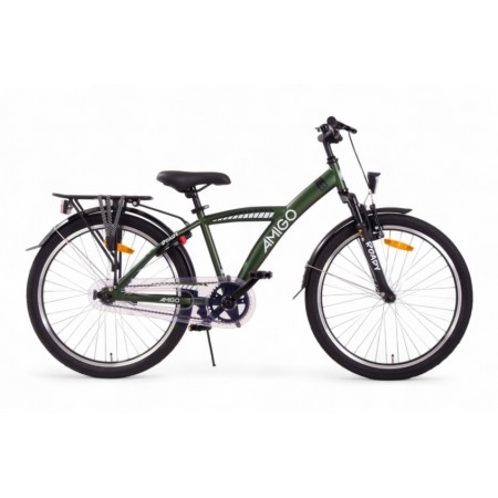 Roady 24 Inch Boys Coaster Brake Green-AMIGO