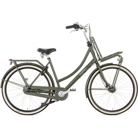 Daily Dutch Prestige 28 Inch 59 cm Women 7SP Roller brakes Army Green-Popal