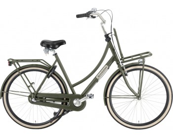 Daily Dutch Prestige 28 Inch 57 cm Women 3SP Coaster Brake Army Green-Popal