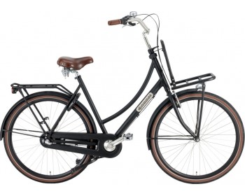 Daily Dutch Prestige 28 Inch 50 cm Women 3SP Coaster Brake Matte black-Popal