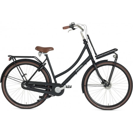 Daily Dutch Prestige 28 Inch 59 cm Women 3SP Coaster Brake Matte black-Popal