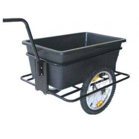 Big Boy Fietskar met Zadelpenbevestiging 16 Inch Unisex Black-Roland