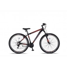 4 Motion MTB 29 Inch 46 cm Unisex 21SP Rim Brakes Black/Red-Umit