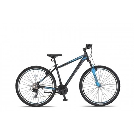 Mirage Cropped MTB 27.5 Inch 50 cm Unisex 21SP Rim Brakes Black/Blue-Umit