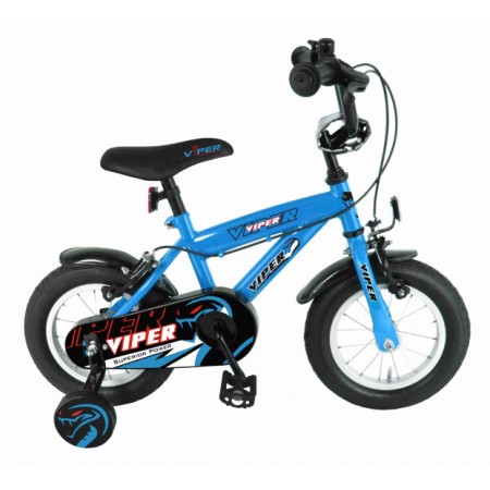 Jongensfiets 12 Inch 21,5 cm Boys Caliper Light blue-Viper